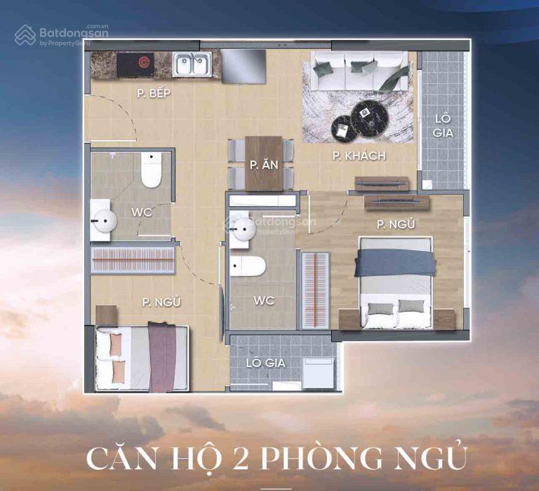 Cho thuê căn góc 2pn 2wc the beverly(be3), view trực diện cv 36ha, kính cong toàn cảnh tại vinhomes