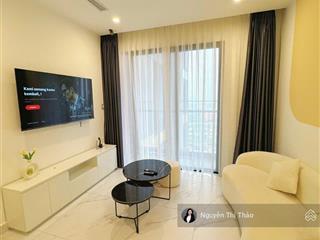 Thuê 1pn+ full nội thất  tòa be6, tầng trung, view hồ bơi vô cực  khu vip the beverly cao cấp