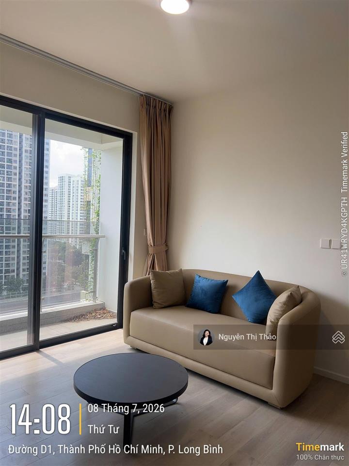 Căn góc 2pn view đôilayout 80m2 mới 100%gần đủ nội thấttại lumiere masteri  vinhomes q9giá 10tr