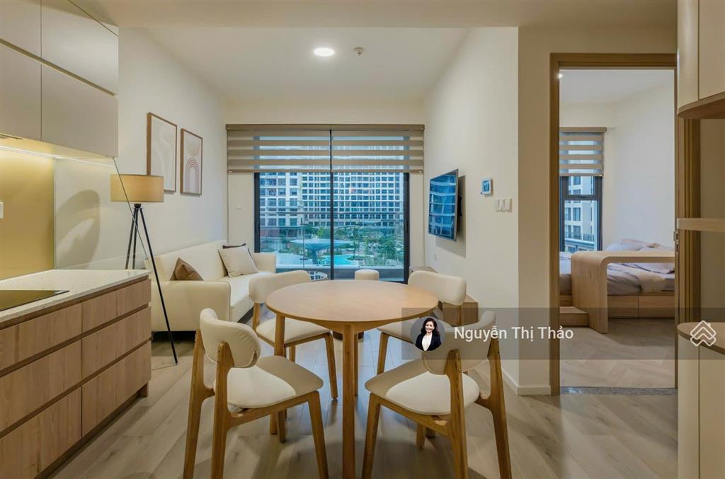 Vui hè nhà mới thuê ngay 1pn+ có balcony  giá 10tr  đủ nội thất luxury tại lumière masteri q9