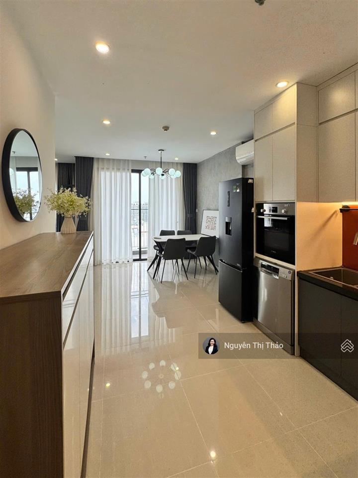 Hiếm! 2pn + phòng làm việc | máy giặt sấy + rửa chén | full nội thất | view cực thoáng