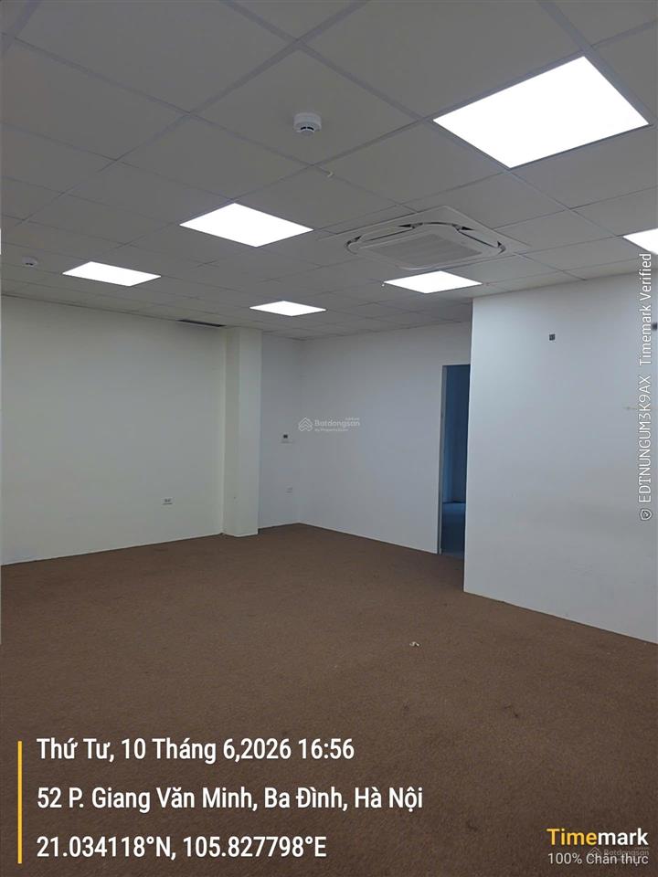 Cho thuê văn phòng tại tòa nhà 52 giang văn minh dt 150m², có thể thuê nhiều sàn, giá chỉ 200k/m2