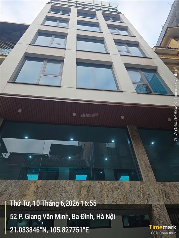 Cho thuê văn phòng tại tòa nhà 52 giang văn minh dt 150m², có thể thuê nhiều sàn, giá chỉ 200k/m2
