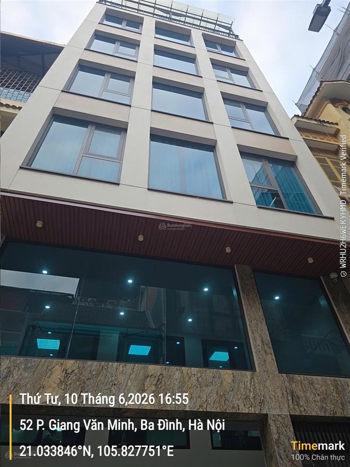 Cho thuê văn phòng tại tòa nhà 52 giang văn minh dt 150m², có thể thuê nhiều sàn, giá chỉ 200k/m2