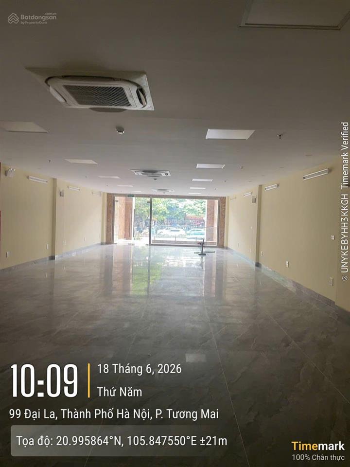 Cho thuê sàn văn phòng dt 200m2 tại đại la  giá ưu đãi chỉ 150k/m2/th