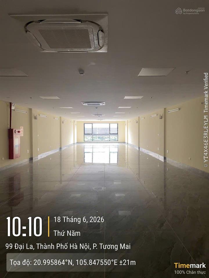 Cho thuê sàn văn phòng dt 200m2 tại đại la  giá ưu đãi chỉ 150k/m2/th