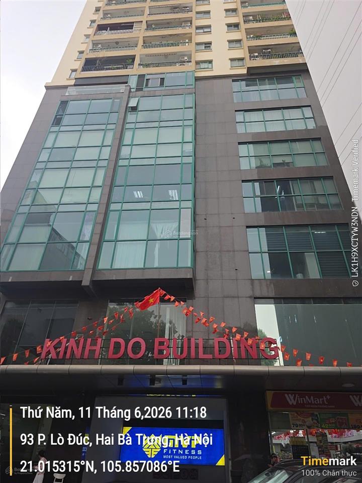 Cho thuê văn phòng tại kinh đô tower vị trí trung tâm, dt 1000m2 có chia nhỏ, giá chỉ 250k/m²/tháng