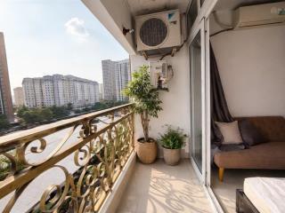 Căn hộ bancol quận 4, sát bên quận 1, gần bitexco, phố nguyễn huệ, phố tây bùi viện, chợ bến thành