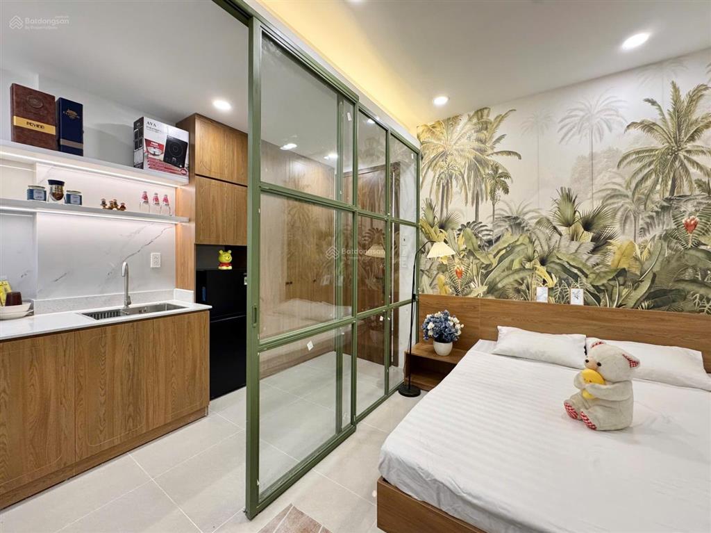 Khai trương căn hộ studio tách bếp, nt new 100%, có máy giặt riêng, tòa nhà thang máy hiện đại