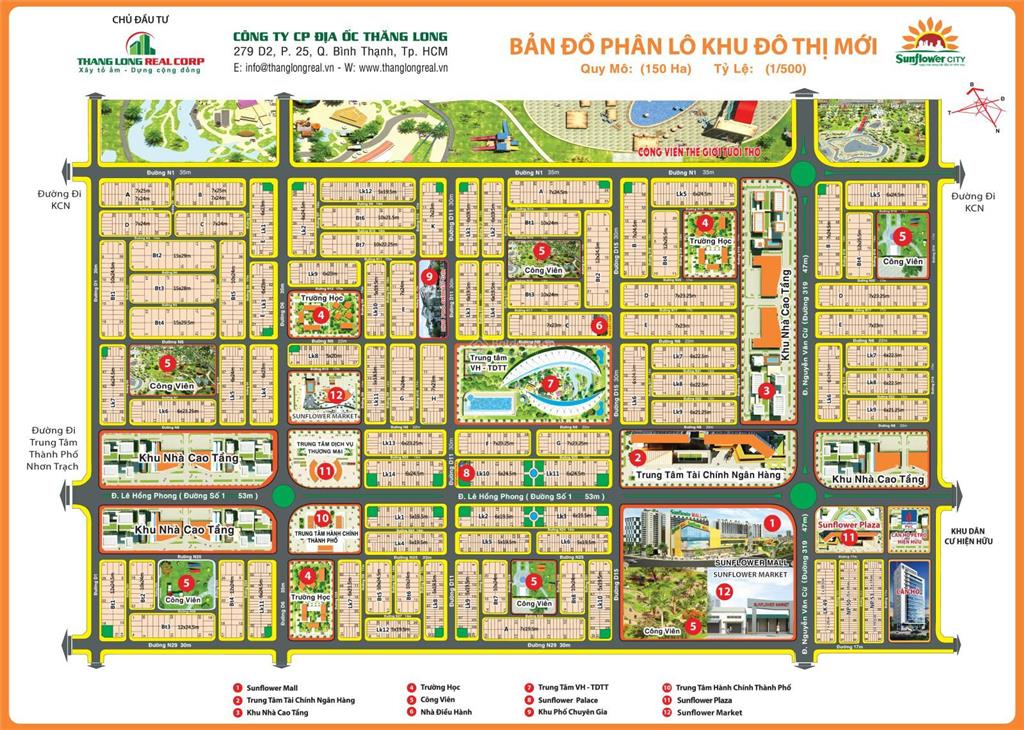 Bán đất nền dự án sunflower city nhơn trạch giá tốt nhất. có nhận ký gửi mua bán