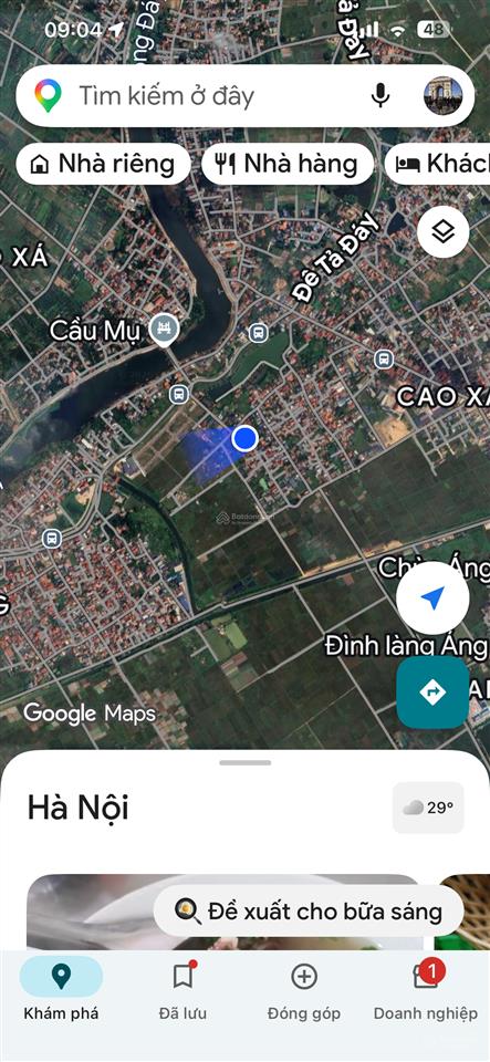 Bán đất tại thôn mọc xá, 47 triệu / m2, 100m2, mặt tiền đẹp, nhiều tiện ích