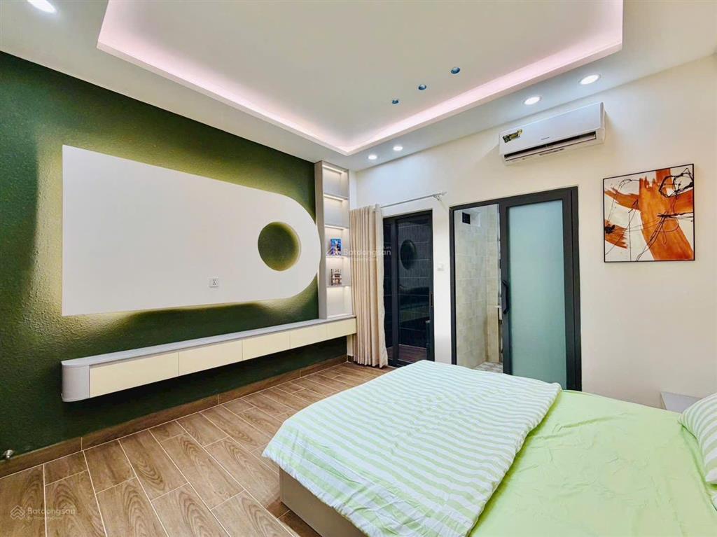 Lên sóng nhà 3 tấm full nội thất hẻm 6m thông lê văn thọ gần chợ, trường