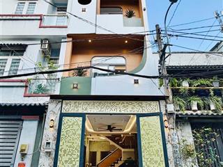 Lên sóng nhà 3 tấm full nội thất hẻm 6m thông lê văn thọ gần chợ, trường