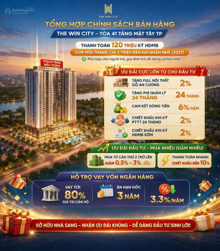 Căn hộ 1,216tỷ, tt 15% đến khi nhận nhà tặng full nội thất chiết khấu thêm 15% full chính sách cđt