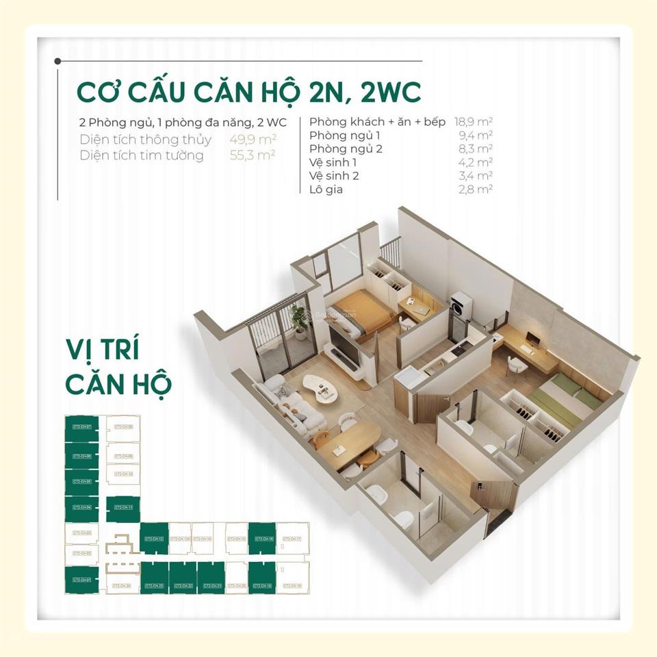 Chỉ 130 triệu sở hữu căn hộ phù hợp kh trẻ an cư hoặc cho thuê, cách kcn & vin hóc môn 2km
