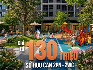 Chỉ 130 triệu sở hữu căn hộ phù hợp kh trẻ an cư hoặc cho thuê, cách kcn & vin hóc môn 2km