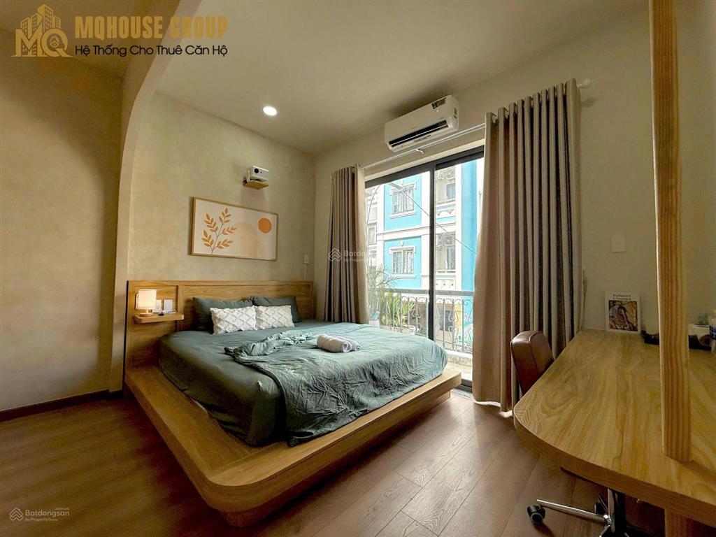 Cho thuê căn hộ studio ban công mới keng q1 gần vòng xoay điện biên phủ, cầu thị nghè