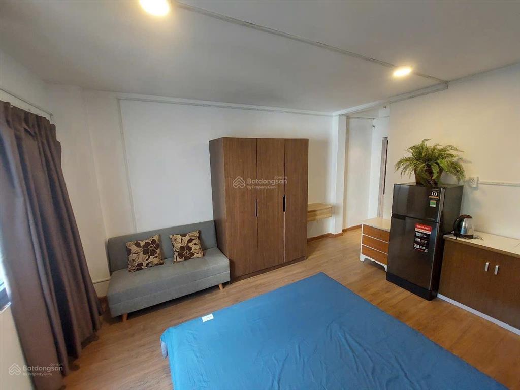 Cho thuê căn hộ studio cửa sổ q1 gần bitexco, chợ bến thành, cầu ông lãnh, cầu calmette