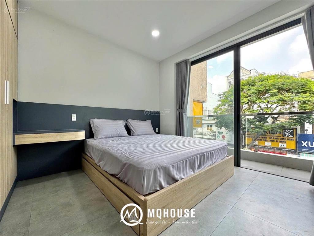 Cho thuê căn hộ studio ban công q1 gần chợ bến thành, bùi viện, cầu ông lãnh, cầu calmette