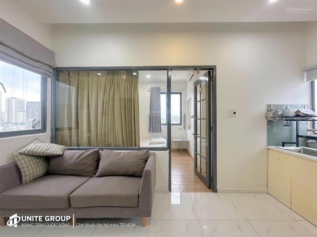 Cho thuê căn hộ 1pn cửa sổ q8 gần cầu nguyễn văn cừ, cầu chữ y, cầu rạch ông, chợ rạch ông