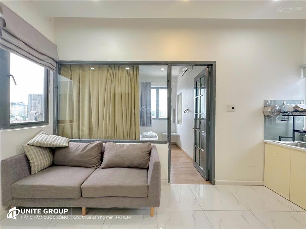 Cho thuê căn hộ 1pn cửa sổ q8 gần cầu nguyễn văn cừ, cầu chữ y, cầu rạch ông, chợ rạch ông