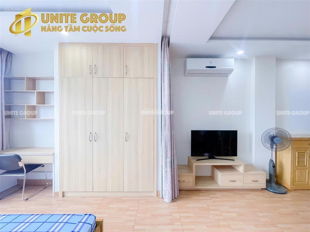 Cho thuê căn hộ studio cửa sổ lớn quận 4 gần đh nguyễn tất thành, đh luật, cầu khánh hội