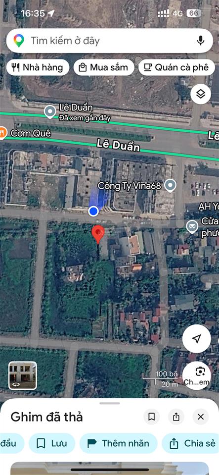 Bán lô đất 225m2 mặt tiền 9,5m đối diện bv việt đức cs2