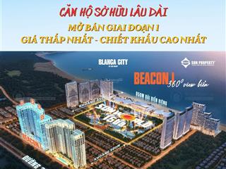 Sở hữu căn hộ beacon 37m2 sun group vũng tàu giá chỉ từ 2,65 tỷ. tặng full nội thất cao cấp.