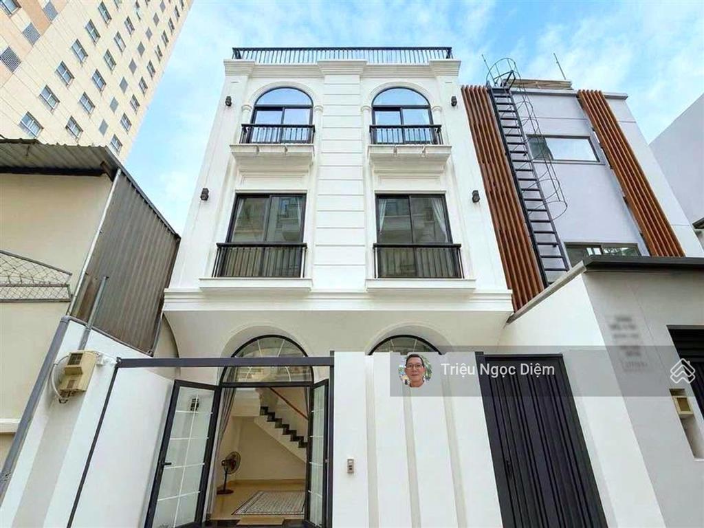 Hiếm có khu vip bình thạnh  nhà ngang 6.6m bề thế  3 tầng mới đẹp nội thất cao cấp sát mặt tiền