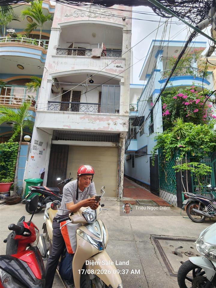 Bán nhà hẻm xe hơi điện biên phủ bình thạnh 3 tầng 127m2 nở hậu. ngay trường đại học hồng bàng