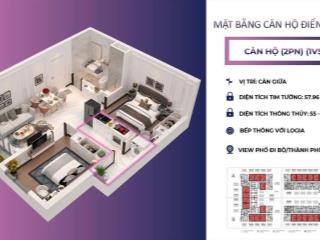 Căn hộ 2pn 58m2 tại maison grand phú mỹ giá chỉ 2,38 tỷ gần cảng cái mép  thanh toán 50% nhận nhà