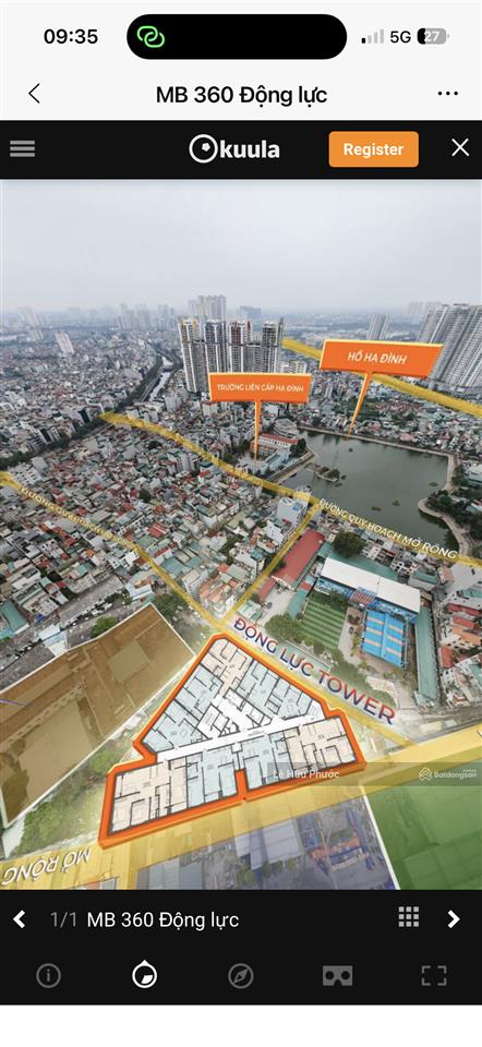 Căn độc quyền tại động lực tower, 2pn, 50m2. trực tiếp cđt, chiết khấu cực cao