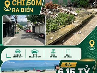Bán nhanh lô đất góc kiệt ô tô tránh đậu đỗ ngày đêm nguyễn phan vinh đi bộ ra biển 50m