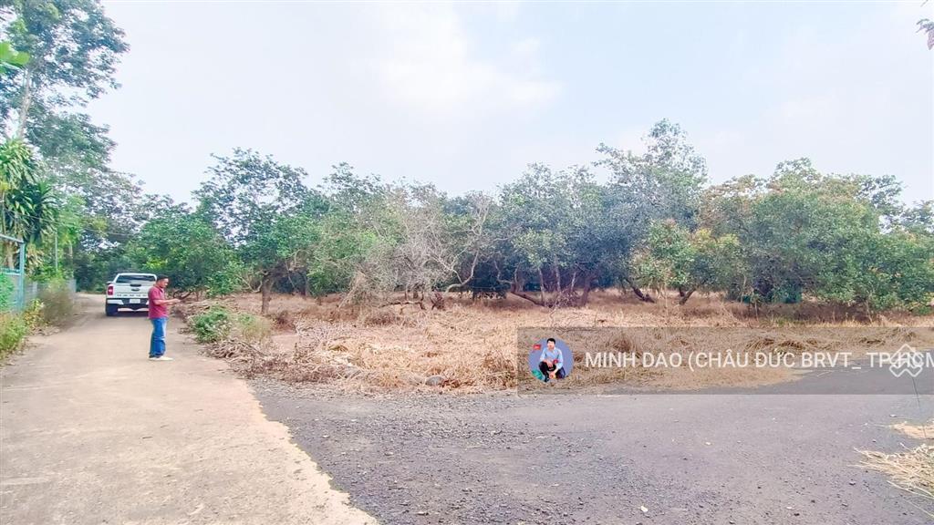 Xã hoà hiệp xuyên mộc 8340 m2 đất 2 mặt tiền 196 m cách dt 329 chỉ 200 m giá 6,6 tỷ siêu ngon bổ rẻ