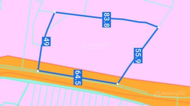 Bán gấp 3.797 m2 mặt tiền 64 m, giá 4,2 tỷ. khu hồ đá bàng long tân mặt tiền hướng đông phong thuỷ
