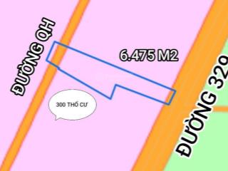 Bán gấp 6475 m² sẵn 300 tc (hướng đông) đường 329 hòa hiệp xuyên mộc giá 9,5 tỷ | 0375 159 ***