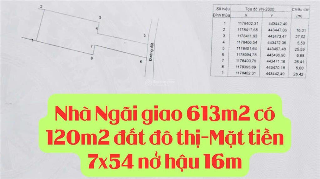 Nhà vườn 2,7 tỷ| 700 m2|120m2 tc tại ngãi giao nhà siêu đẹp dọn vào ở ngay & phía sau rộng rãi