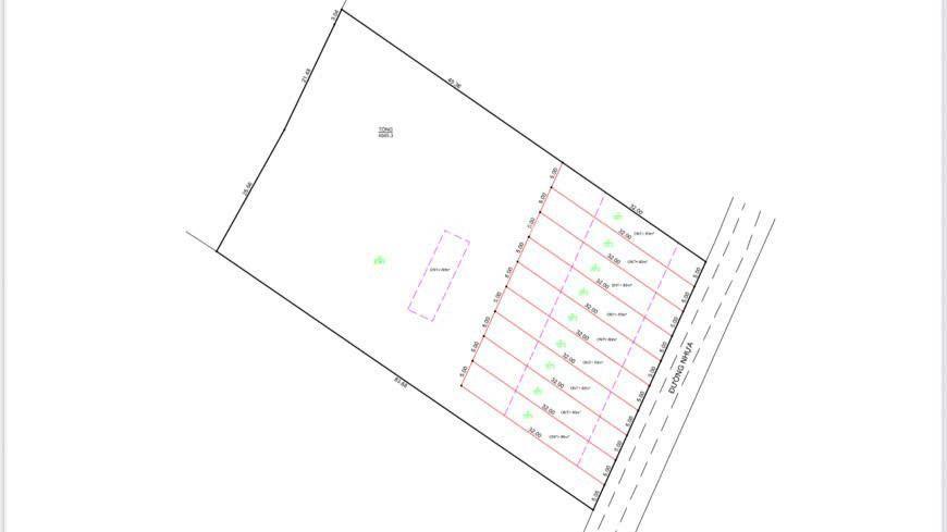 Đặt cọc 2  3 tháng ra sổ cc9 nền 1440 m tổng ont 720 (thổ cư) giá 4,95 tỷ tại xã láng lớn brvt