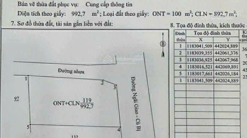 Bán đất 2 mặt tiền (22 x 43) 100 ont992, 7 m2 tại xã kim long tp hồ chí minh giá 3,9 tỷ siêu ngon