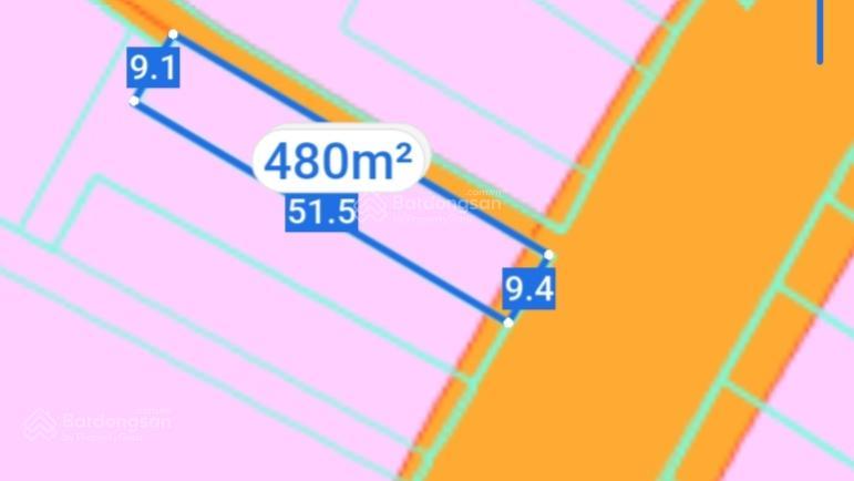 Đất 2 mt ql56 sát ủy ban xã nghĩa thành và cổng kcn sonadezi 480,9 m2 (9,4 x 52) 50 tc giá 4,7 tỷ