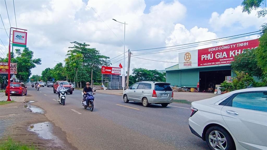 Bán kho xưởng ql56 nghĩa thành dt 1,6 hecta 1000 tc & 2 mặt tiền 281 m, giá 58 tỷ  0375 159 ***