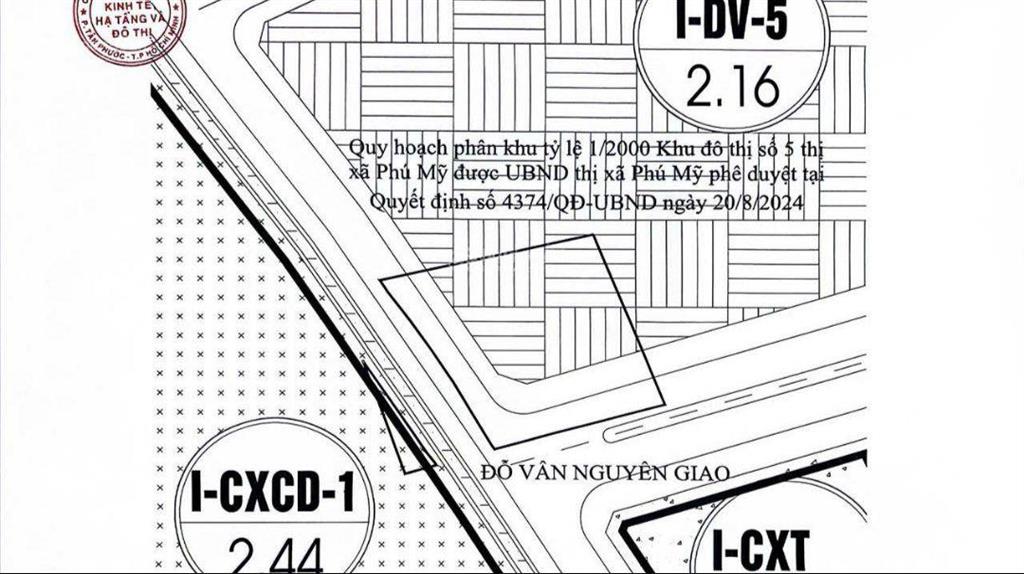 5700m2(600 tc) giá 31 tỷ đất cách ql 51 chỉ 300 m, cách cảng cái mép 2 km qh đường bên hông