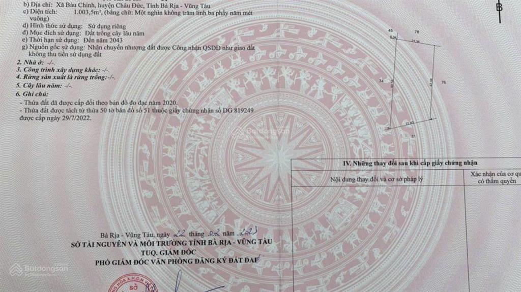 Bán 8,9 sào đất xã kim long tp. hồ chí minh mt 30 m đường bê tông, đang trồng cafe | giá 11 tỷ