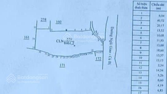 13,8 tỷ 8461m2 đường liên xã cạnh trung tâm ngãi giao, cạnh ngã 4 lê hồng phong, cty meisheng