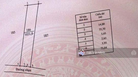 1031m2 (14x75) | giá 700 triệu đất tại xã bình giã châu đức cũ đường nhựa rộng rãi siêu ngon bổ rẻ