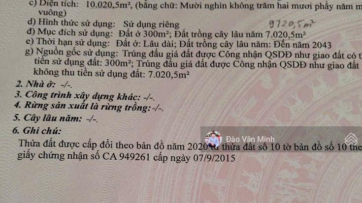 10.020m2(300 tc)|giá 13 tỷ. mặt tiền 200 m,đất có suối bao quanh đất rất đẹp giá trị mặt tiền vi vu