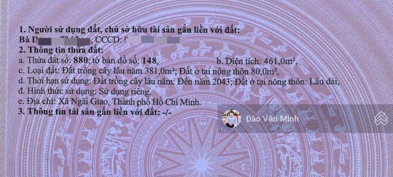 Bán mặt tiền 56 b diện tích 461 m2|giá 2,1 tỷ. mặt tiền hướng đông dân cư đông đúc giá siêu hời