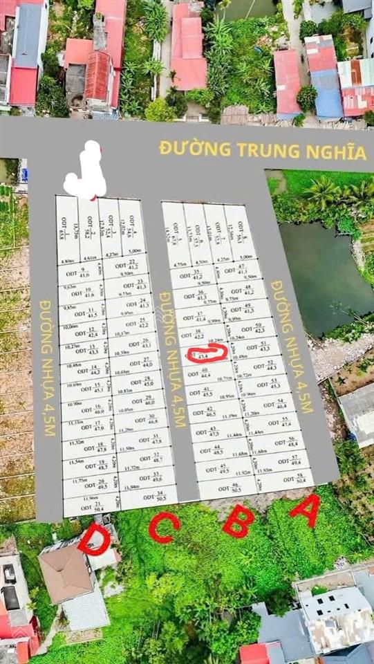 Loanh quanh 1 tỷ có ngay lô đất mặt đuờng 4.5m ô tô tránh nhau