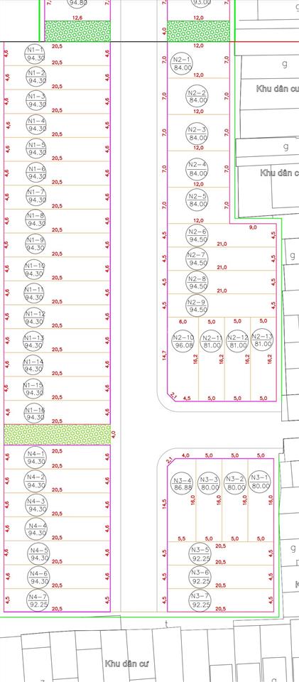 Hơn 2 tỷ có ngay lô đất đấu giá hưng đạo duơng kinh 94m
