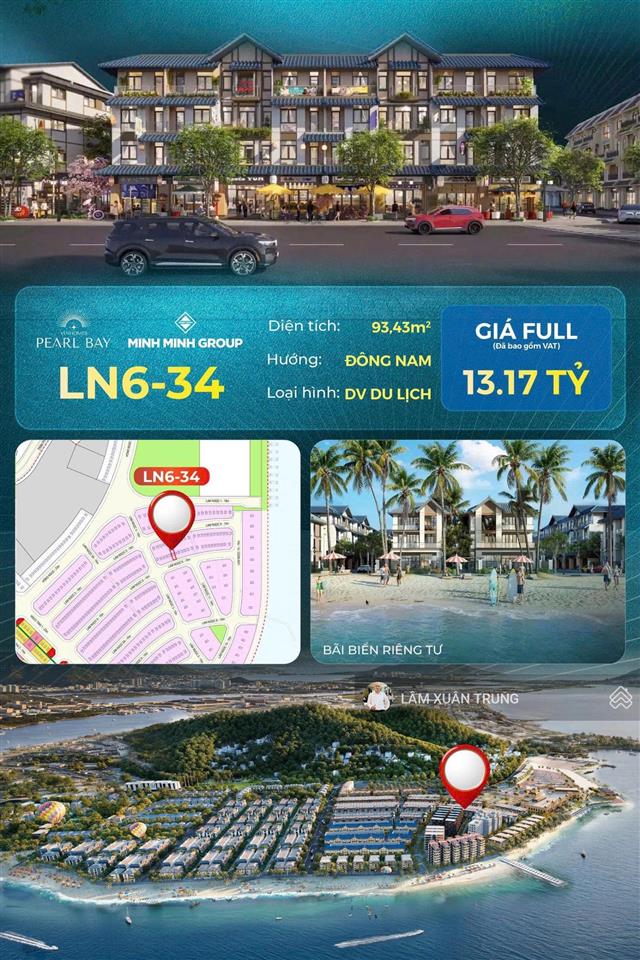 Bán nhà phố lam ngọc vinhomes pearl bay đối diện boutique hotel ngang 5m giá tốt